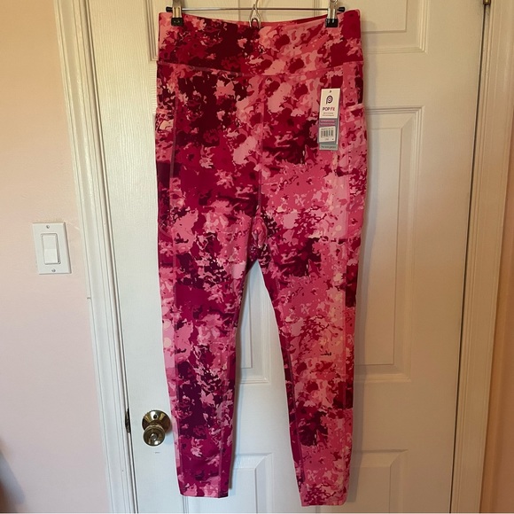 POP Fit Pants - Women’s Pink Camo Pattern Leggings